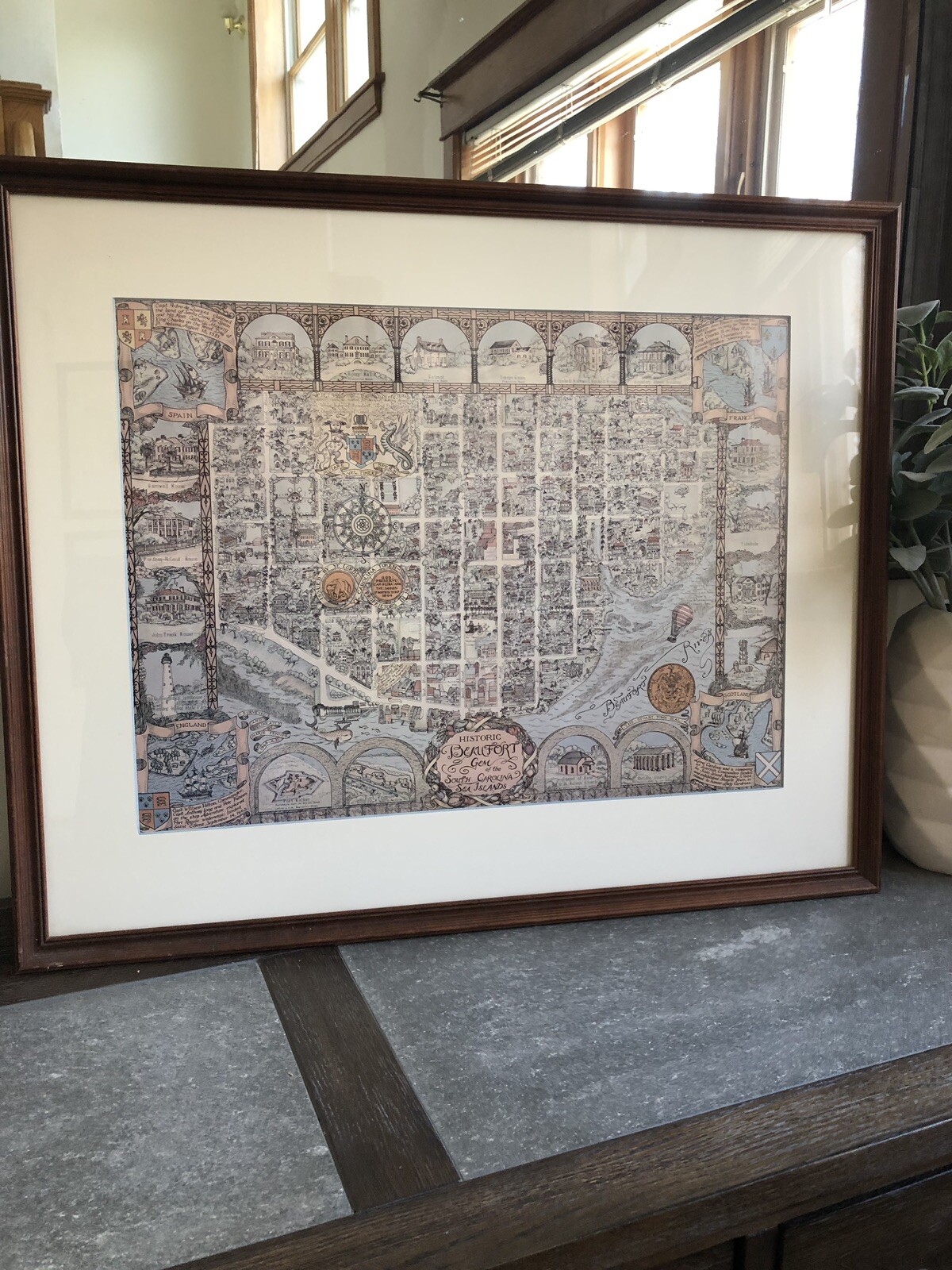 Gallery Vintage Picture Frame Beaufort Gem Of The South Carolina Sea