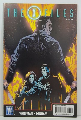 The X Files # 4 Comic Wildstorm April 09 Fox Mulder Dana Scully Dally Bradstreet