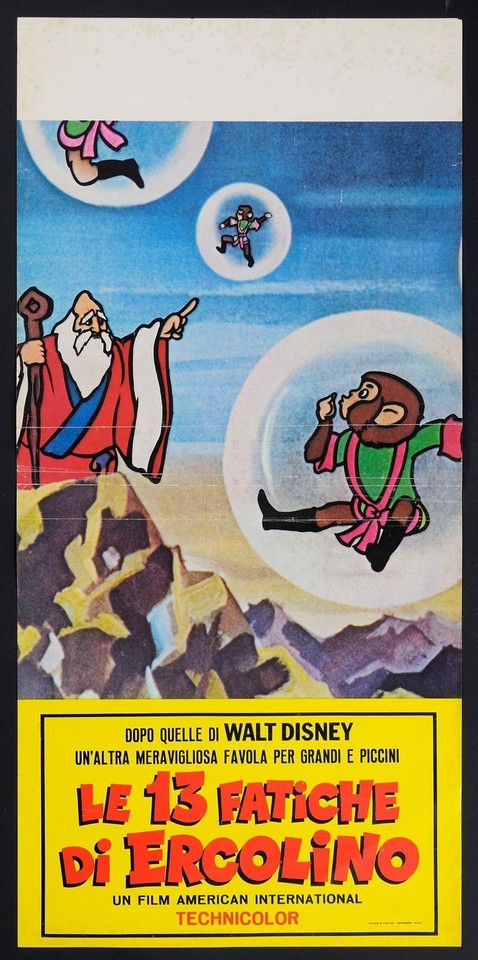 Locandina di LE 13 FATICHE DI ERCOLINO (1960)