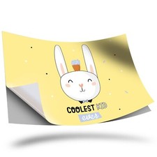 1 x Vinyl Sticker A3 - Collest Kid Ever Kids Bunny Rabbit #14777