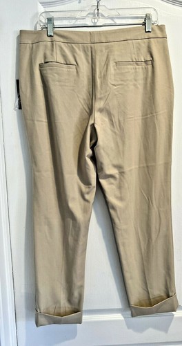 VINCE CAMUTO WOMENS BEIGE KHAKI PANTS - SIZE 10 NEW WITH TAGS - Picture 4 of 4