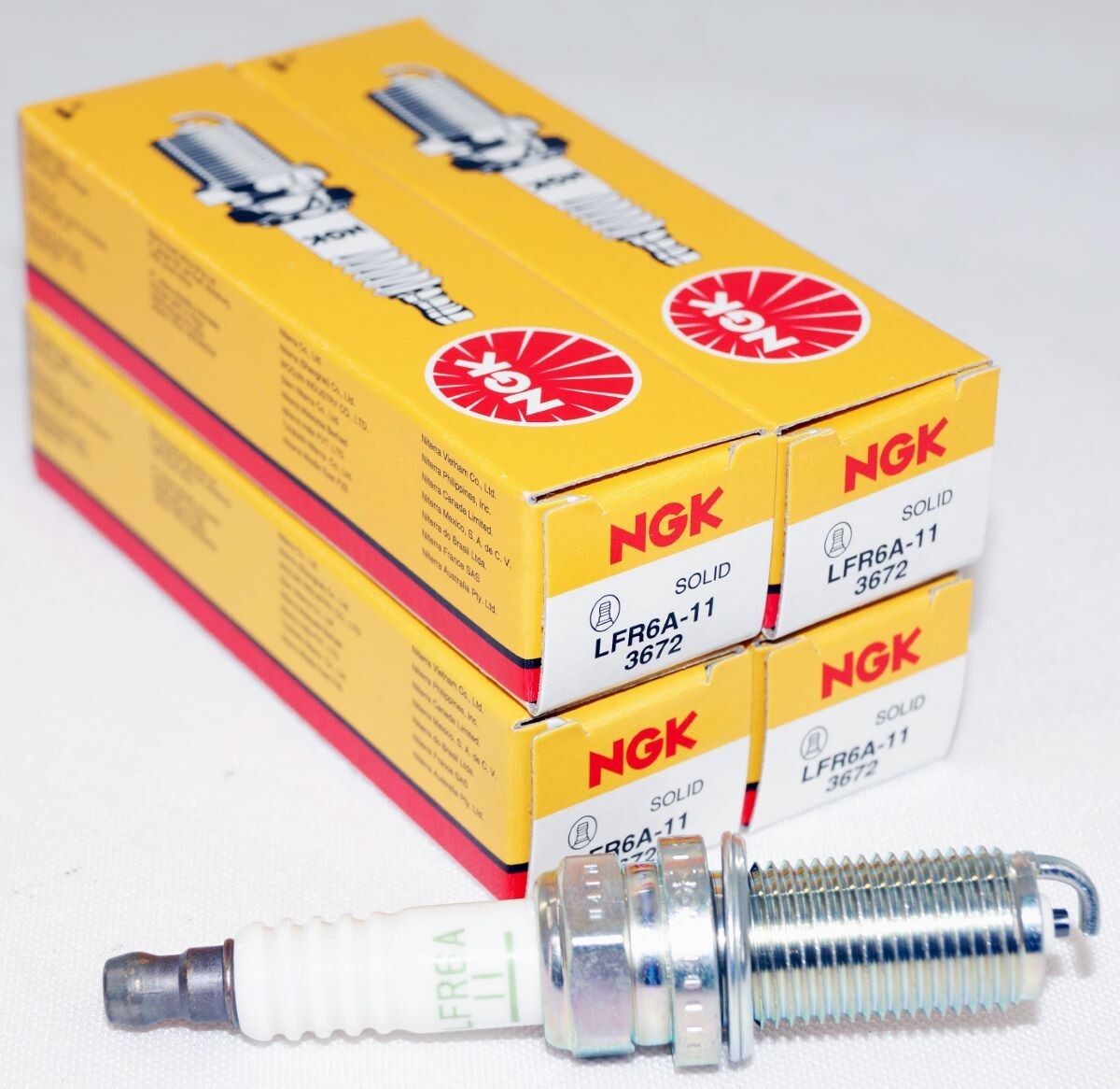 NGK V-Power Spark Plug 3672 LFR6A-11 NGK V-Power Spark Plug 3672 LFR6A-11