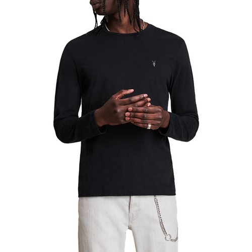 ALL SAINTS Mens T Shirts Crew Neck Long Sleeve Casual NEW Top Summer
