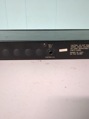 Rocktron Programmable Bass Rack Studio – Préampli Basse Vintage, état Correct, Super Rare