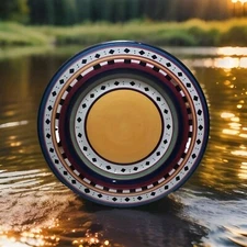 Tabletops Gallery Argentina Hand Painted Dinner Plate 10.25"W  EUC