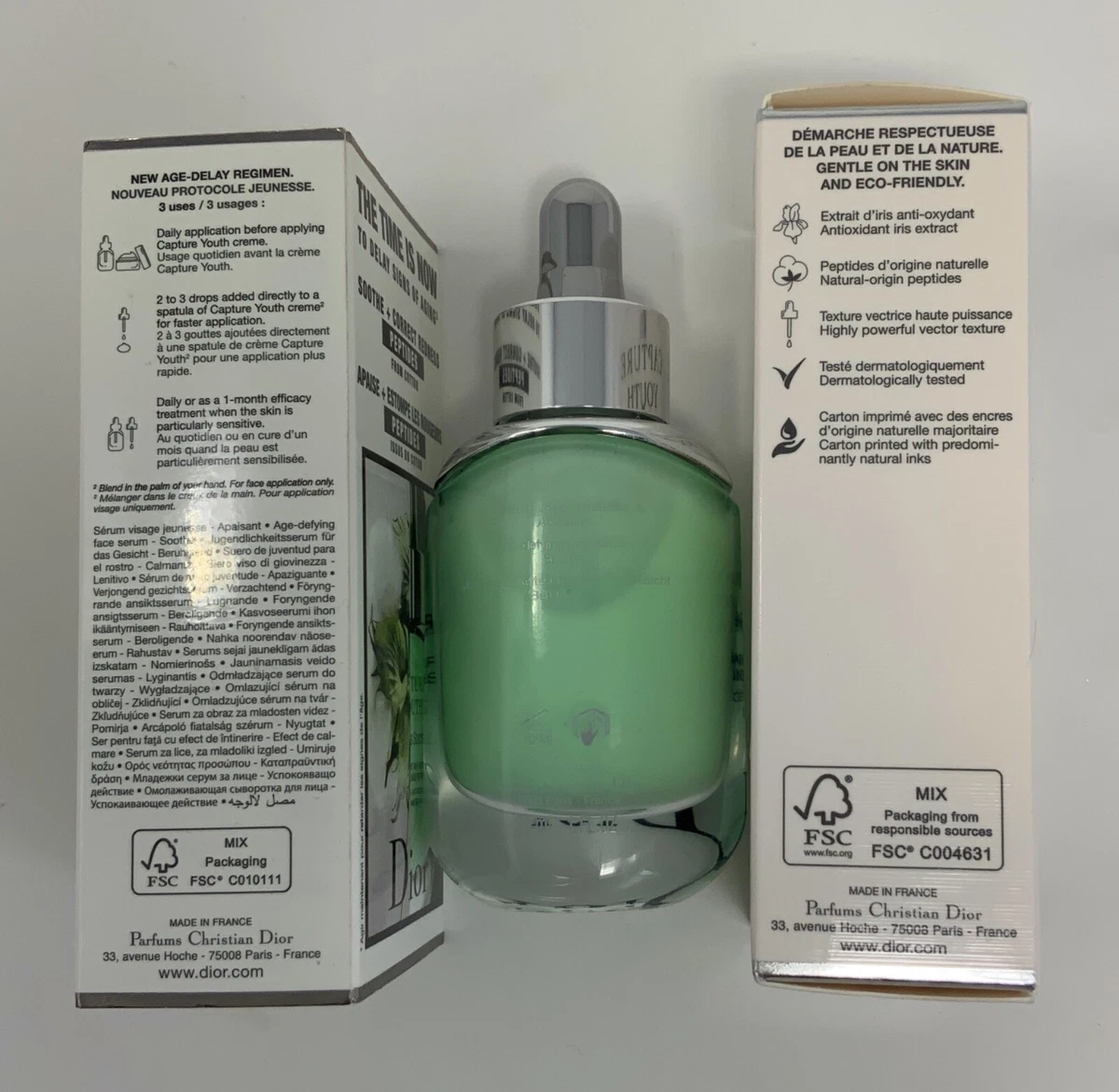 Dior capture youth top serum redness soother