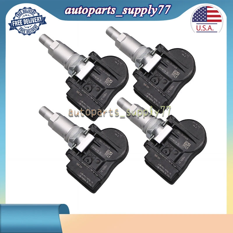 Sensor de presión de aire de neumáticos TPMS SE10004 4 piezas para VOLVO S60 XC60 XC70 XC90 433 MHz Foto 4 de 4