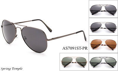 Aviator Sunglasses Polarized UV400 Protection Spring Hinge Half Frame Retro JOLLYNOVA Aviator Sunglasses Men Retro Polarized UV400  main image 4