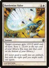 BATTLEWISE VALOR X 4 N/M- THEROS MAGIC THE GATHERING