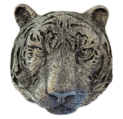 Tiger Head Extreme 3D Gürtelschnalle mit Präsentationsbox