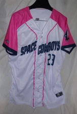 Sugar Land Space Cowboys J.J. Matijevic Game Used Worn 2022 Baseball Jersey #23