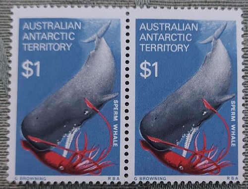 Multiples of AAT stamps featuring "The Food Chain" in Antarctica, 1973, unused - Picture 6 of 8