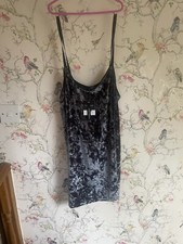 BNWT Size 10 Topshop Velvet Cami Dress