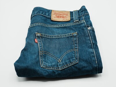 Levi Strauss Levis Jeans Hose Riveted ohne Größe 2 Bund 44cm M XL