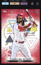 Topps MLB Bunt DIGITAL 2022 Inception Red Base Brandon Marsh