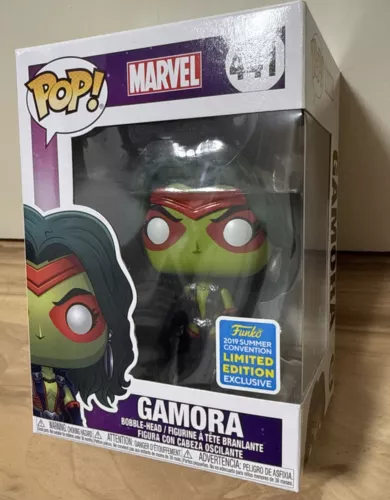 Funko Pop Marvel #441 Gamora Guardianes de la Galaxia Casi Como Nuevo Edición Limitada
