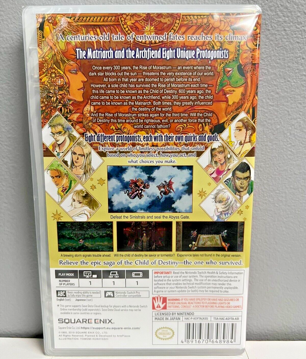 Nintendo Switch Romancing SaGa 3 Nintendo Switch Romancing SaGa 3 Remaster (English) for Nintendo Switch