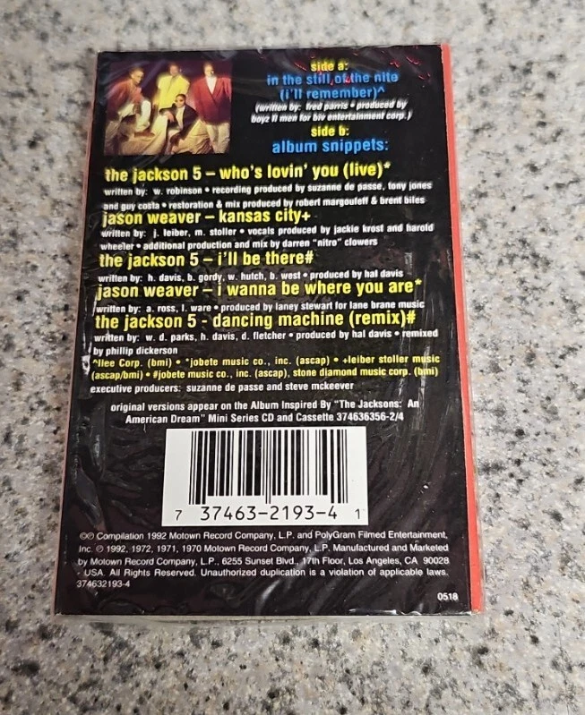 Boyz II Men-In The Still Of The Nite (I'll Remember) Cassette Single SEALED HYPE - Image 3 of 4