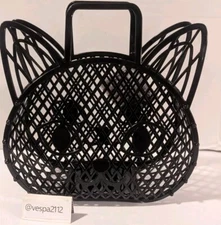 Walmart Halloween Black Cat Boo Basket Jelly Purse Tote Way To Celebrate 