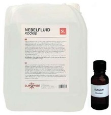 4,00€/l ROOKIE 5 litrów Smoke Fluid Płyn + płyn przeciwmgielny Substancja zapachowa Malina