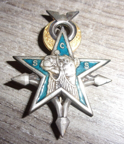INSIGNE TISSU, TROUPES sahariennes - insigne d'épaule 71x50 - EUR 18,00