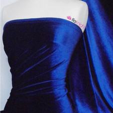 Velvet /Velour Smooth Finish 4 Way Stretch Spandex Fabric- Q559 By Tia Knight
