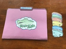 Croc-o-smile syllables 3-4Grade language arts file folder game