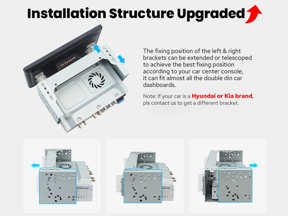 8G+128G Wireless Carplay Double DIN Android 13 Car Stereo 8 inch Touchscreen GPS - Image 4 of 4