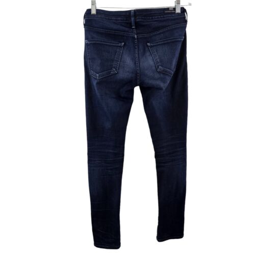 Pantalones de mezclilla para mujer Citizens of Humanity Arielle de altura media ajustados azul lavado oscuro - talla 26 - Imagen 2 de 18