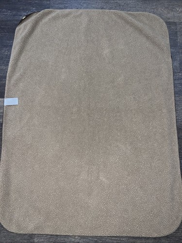 Just Born~Boys Elephant Monkey Palm Tree Brown Blanket Sherpa Back VHTF! - Picture 3 of 4