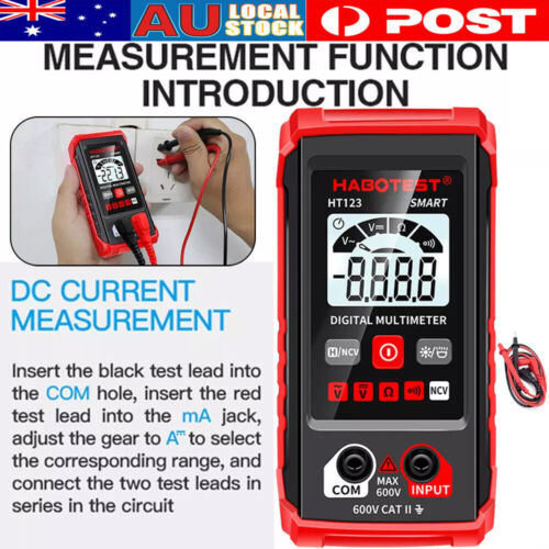 Professional Digital Multimeter Voltmeter Ohmmeter Ammeter Multi Tester Meter TK - Picture 23 of 36