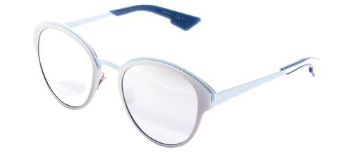 CHRISTIAN DIOR UMBRAGE Mirrored Foliage Round Sunglasses  display picture 1