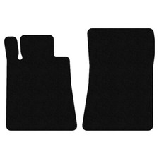 Schwarz Fußmatten Velour für Mercedes SLK R172 2011-2016 Vorne Autoteppiche, 14x