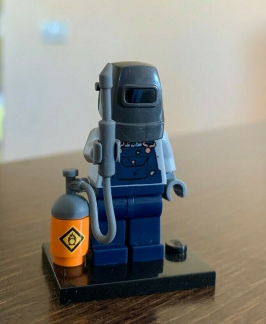 lego welder figure