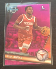 2023-24 Bowman Chrome University MAX ABMAS Pink Refractor 1st Bowman #81