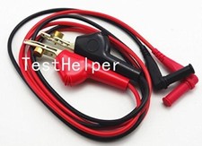 Tl510 Alligator Clip Bed Of Nails To 4mm Banana Plug Male Right Angle Silicone T