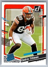 2023 Panini Donruss Football Cedric Tillman Rated Rookie #321 Cleveland Browns