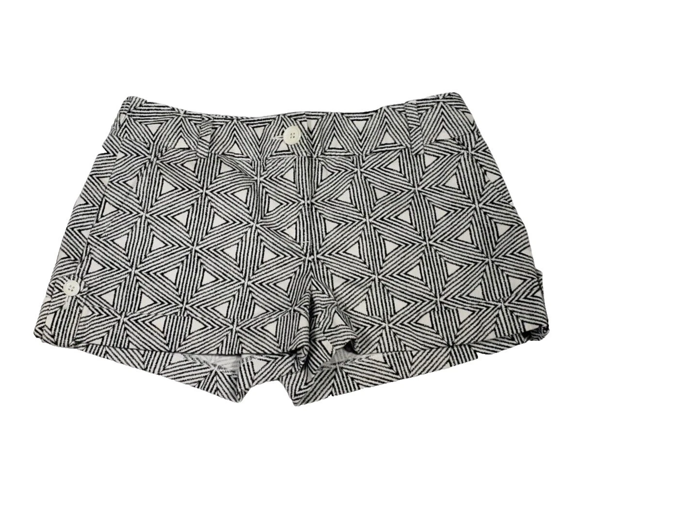 Express Mujer Pantalones Cortos geométrica de tamaño regular para De mujer