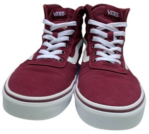 burgundy hi top vans CEGICAP