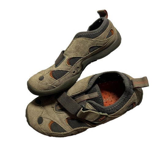 L.L. Bean Katahdin 4-Point Mens Blue Hiker Hook & Loop Ankle 