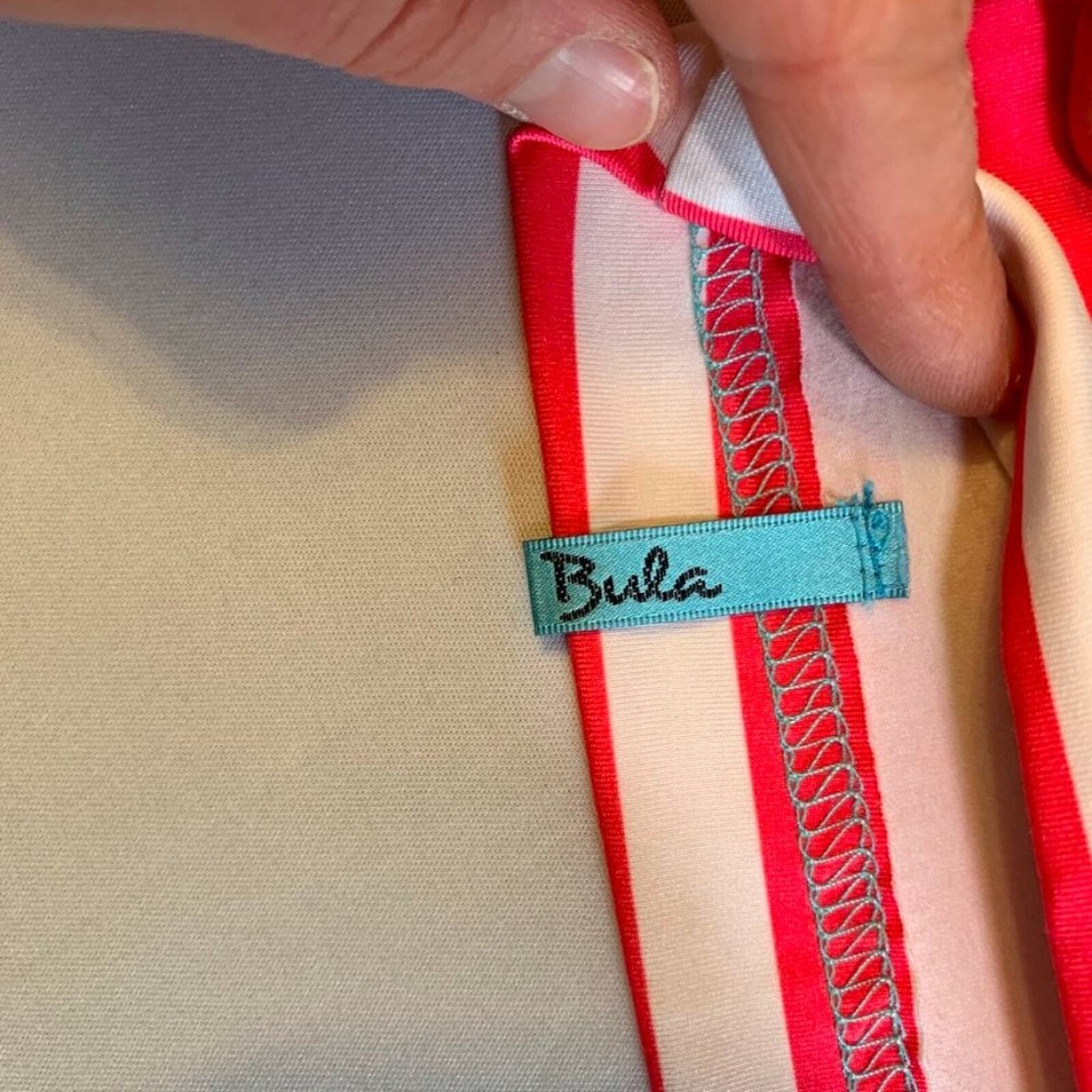 Bula Active multi-colored striped workout top S - image 10