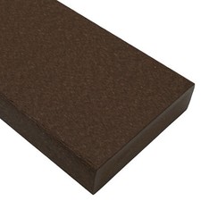 BuyPlastic Tangent Poly Lumber - Tudor Brown, 1x6 (0.75" x 5.5"), 72" L