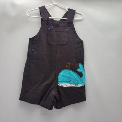 Carter's Baby Boy Size 18 Months Brown Overall  - Picture 1 of 6
