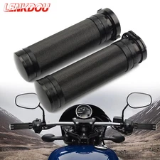 1" Handlebar Hand Grips For Harley Touring Road King Dyna Sportster XL 883 V-Rod