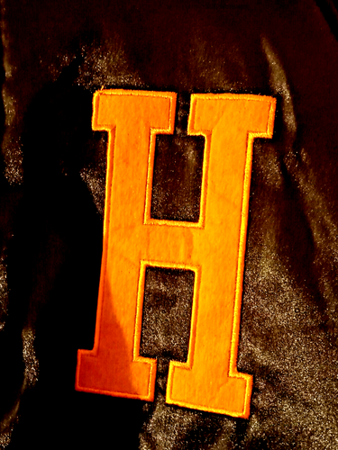 VNTG.90s HARLEM REVERSIBLE BOMBER JACKET BLACK & TAN-RIBBED KNIT - SIZE L - NOS - Picture 11 of 24