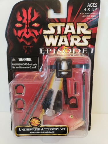 Hasbro:  1998 Star Wars Episode 1:  Underwater Accessory Set NIP - Afbeelding 1 van 4