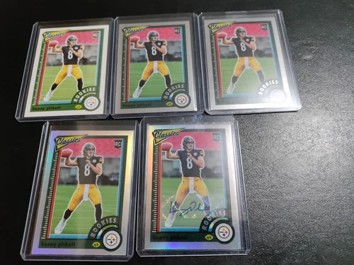 Kenny Pickett 2022  Classics Auto Lot Premium Edition Silver, Red Back, Prizm 