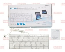 NEW Macally Full Size Keyboard iKey 3011 ipad iphone ipod touch Apple Mac 2013