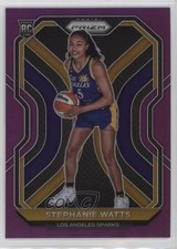 2021 Panini Prizm WNBA Purple Prizm 7/99 Stephanie Watts #98 9p5