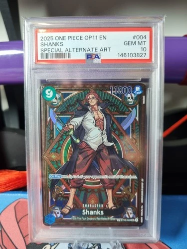 PSA 10 Shanks ST16-004 One Piece Op11 Special Alternate Art SP ONE PIECE